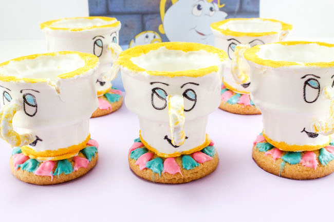 Beauty and the beast Teacup Cupcake Recipe 