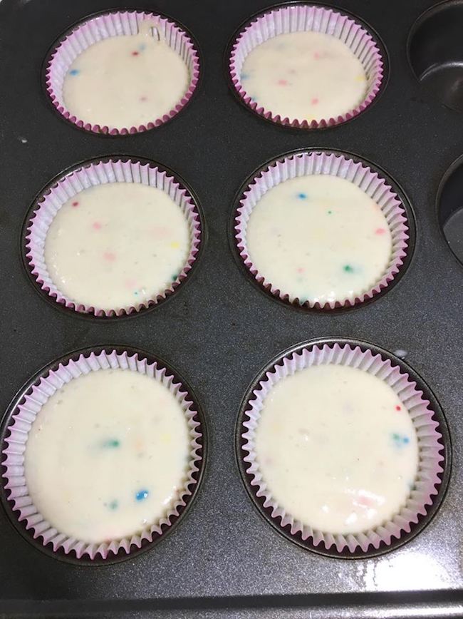 Easter Cupcake Mix In Pan