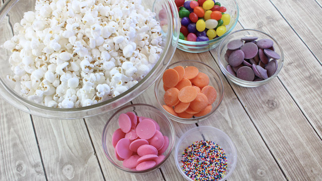 The kids will go crazy for this Jelly Bean Popcorn recipe. Simple to make and be a huge hit in the classroom, office or at home on movie night. 