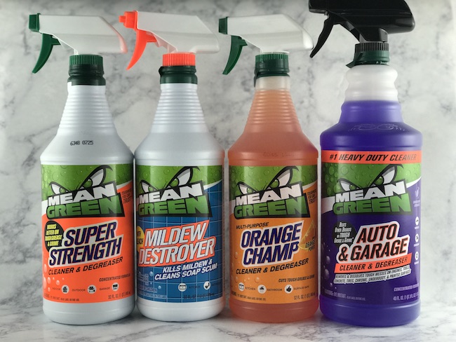 Whether you are looking to clean up grease, gunk, or something in between, Mean Green is the way to go, from cleaning inside to outside.