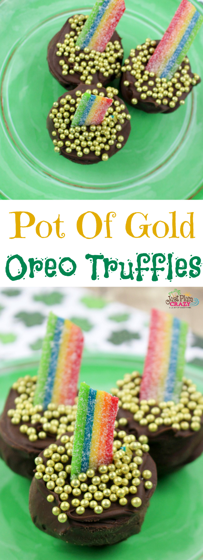 Oreo Truffle Ball - A Pot O' Gold Recipe