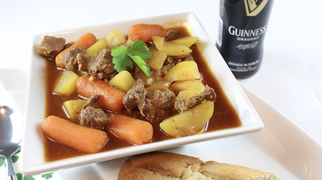 We love Beef Stew in our house but sometimes you want to switch it up and this Irish Beef Stew recipe is perfect for any day.