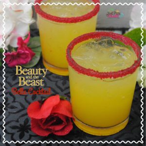 As you know, Beauty and The Beast will be in theaters March, 17th. So let's celebrate with a Beauty and The Beast Belle Margarita recipe.