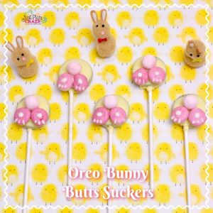 With Easter just a couple of weeks away, it's never too early to start planning. Our Oreo Bunny Butts Suckers recipe is perfect for any family get together.
