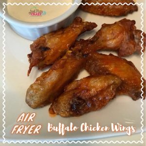 The Air Fried Buffalo style skinny chicken wings recipe is only 6 smart points per 4 oz serving, which is about 5 chicken wings when done in the air fryer.