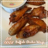 Buffalo Style Air Fryer Chicken Wings 