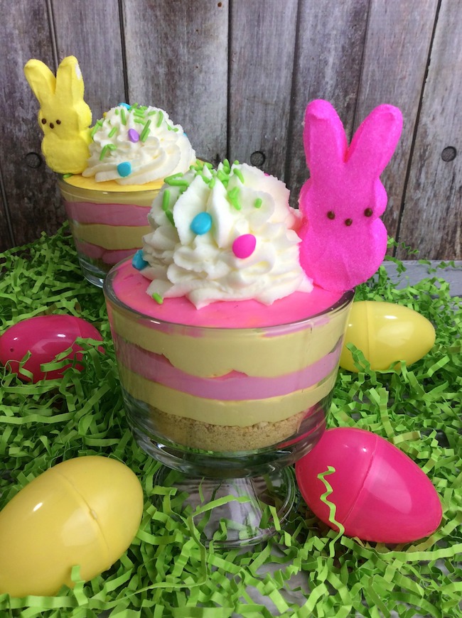 The Peep Cheesecake recipe is a cute and fun recipe that will thrill the kids as well as the adults at your Easter dinner or brunch or lunch. 