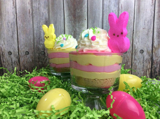 The Peep Cheesecake recipe is a cute and fun recipe that will thrill the kids as well as the adults at your Easter dinner or brunch or lunch. 