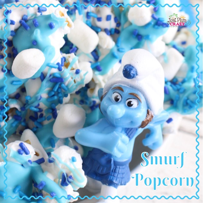 We came up with a Smurf Popcorn recipe to snack on while we wait for the new movie "Smurfs: The Lost Village" on Friday, April 7th!