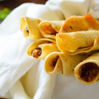 In honor of Cinco de Mayo, we have prepared a Weight Watchers Pork Taquitos Recipe in the air fryer but we like to make them anytime.