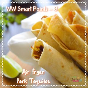 Air Fryer Taquito With Pork