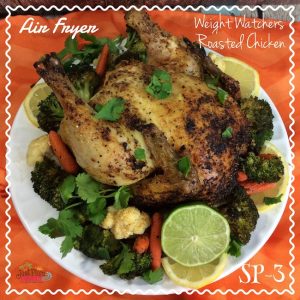 Today we are making an Air Fryer Weight Watchers Roasted Chicken Recipe. It's moist, cheap, filling and did I mention yummy!