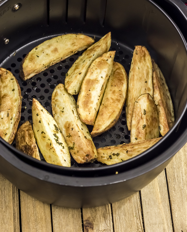 The Air Fryer Herbed Crispy Skin Potato Wedges Recipe is only 5 WW Smart Points and is great because you can still stay on program and eat foods you love!