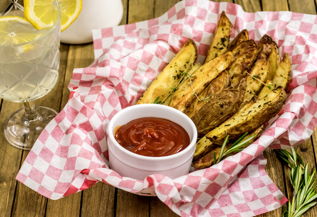 The Air Fryer Herbed Crispy Skin Potato Wedges Recipe is only 5 WW Smart Points and is great because you can still stay on program and eat foods you love!