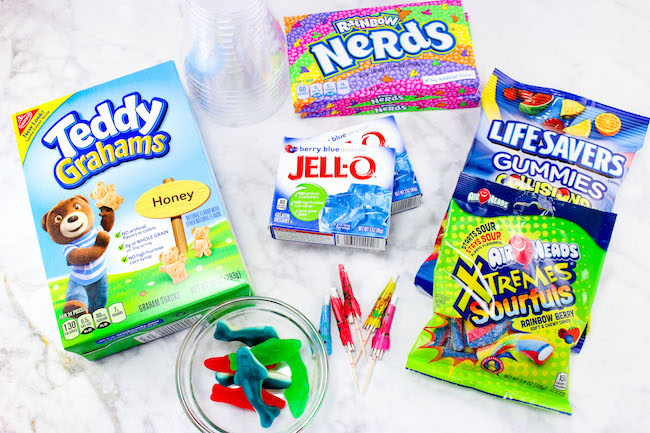 SCute Blue Jello Pool Cups