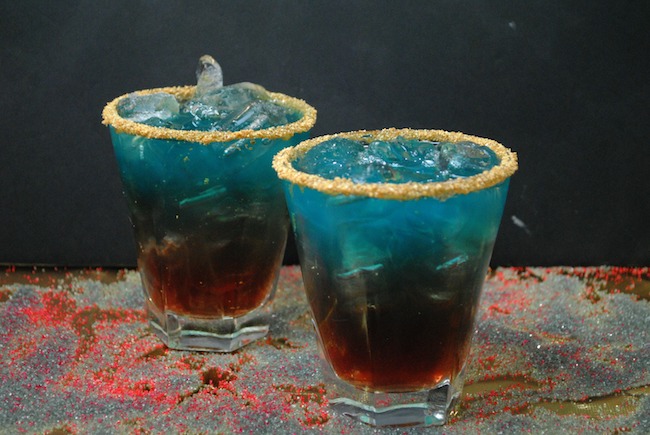 With Guardians of the Galaxy Vol. 2 in theaters this past weekend, I thought it fitting to make a Galaxy Cocktail recipe to celebrate.