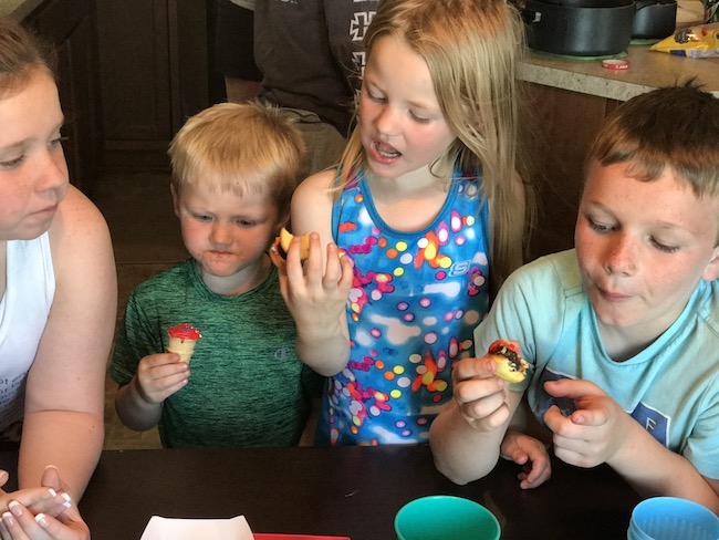 The Mini Hamburger Cupcakes Recipe is just too cute. Check out our Mini Ice Cream Cone Cupcakes recipe for our Country-Fried Krystal BBQ party.