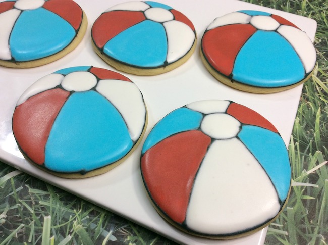The great thing about the Patriotic Beach Ball Cookies recipe is that they can be used for holidays such as 4th of July & Labor Day besides Memorial Day.