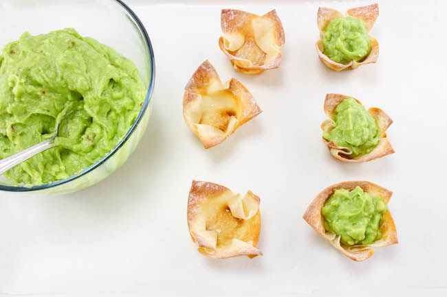 The Weight Watchers Shrimp and Guacamole Wontons recipe is not only easy to make but keeps me on plan without going over with 2 smart points per 2 wontons.