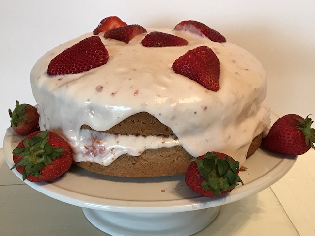 There are so many strawberry recipes but one of my favorites is the Strawberry Buttermilk Cake recipe featuring Sugar In The Raw Organic White®.