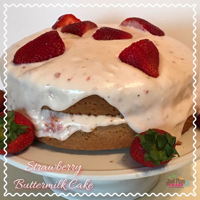There are so many strawberry recipes but one of my favorites is the Strawberry Buttermilk Cake recipe featuring Sugar In The Raw Organic White®.