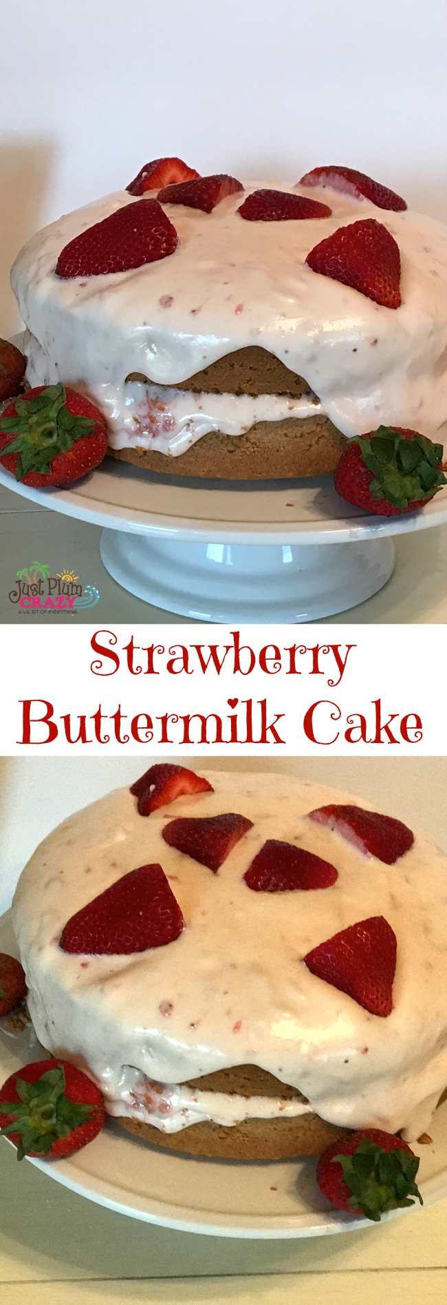 There are so many strawberry recipes but one of my favorites is the Strawberry Buttermilk Cake recipe featuring Sugar In The Raw Organic White®.