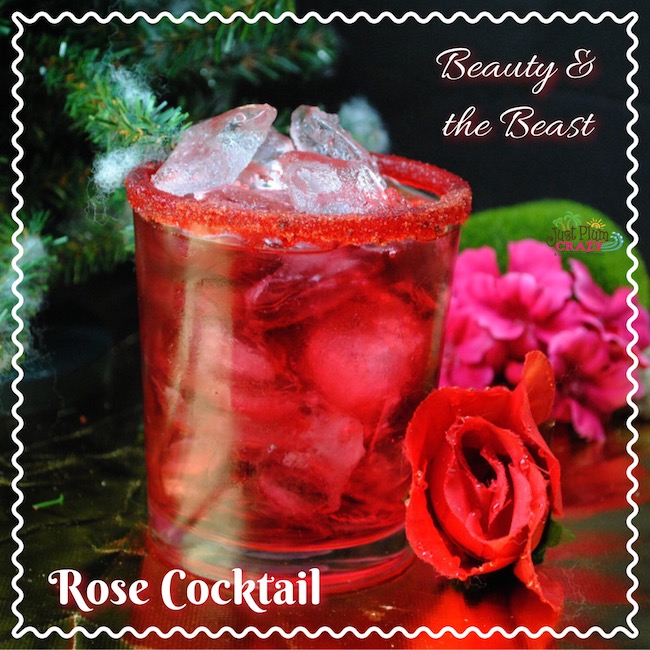 Beauty and The Beast Rose Cocktail Recipe | Just Plum Crazy