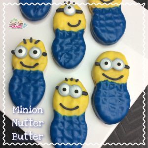Out in theaters now is Despicable Me 3 including all the minions. I just love those little guys and the Minion Nutter Butter recipe looks just like them.
