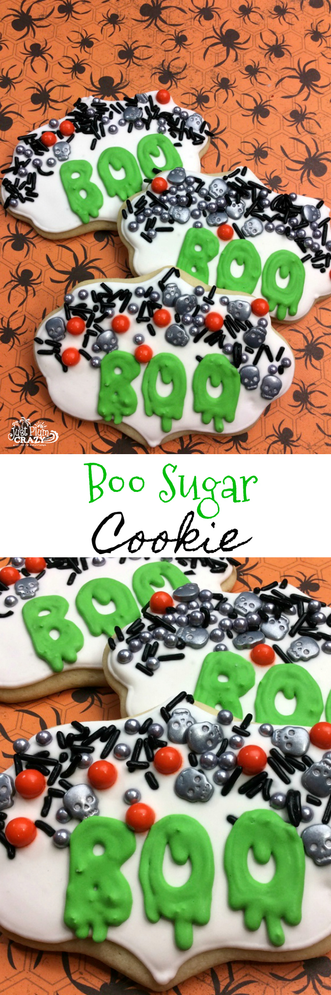 These BOO Sugar Cookie Recipe is sure to scare the daylights out of anyone. There is nothing scary about these except for how scary good they are.