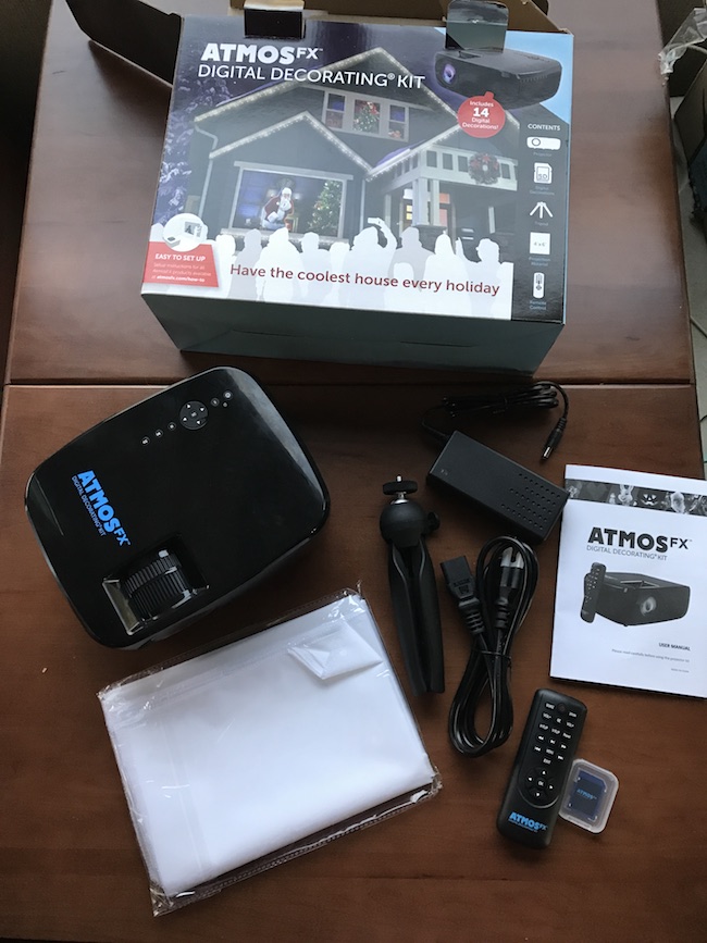 Take holiday outdoor decorating up a notch with the AtmosFX Digital Holiday Decorations Kit! I have found a fun new way to make our home stand out!
