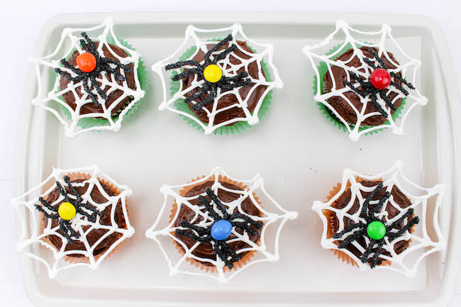 The Spider Web Cupcakes recipe is cute even if you don't like spiders. Here are a few tips to decorate your house for the festivities. 
