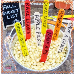 Thanksgiving Day is more than just turkey, dressing, and pumpkin pie. How about making a fun Fall Bucket List that everyone can join in on. 
