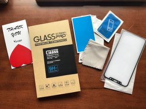 Since it's supposed to be made of glass front and back, the good thing is that the Glass Pro iPhone X screen protector is also made of glass.