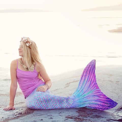 Who hasn't dreamed of being Ariel when they were little? Now with the Sun Tail Mermaid Tails, you can become that much closer to being a mermaid. 