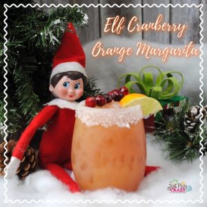 It's Elf on the Shelf week. We've already shared the Elf Frosty Cocktail recipe and now we have the Elf Cranberry Orange Margarita recipe. YUM!