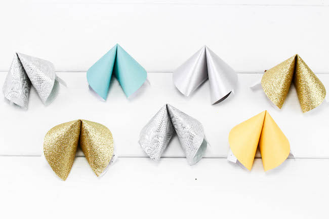 The Paper Fortune Cookies Craft is another fun party craft and favor for parents and kids to make for their New Year's Eve party celebration.