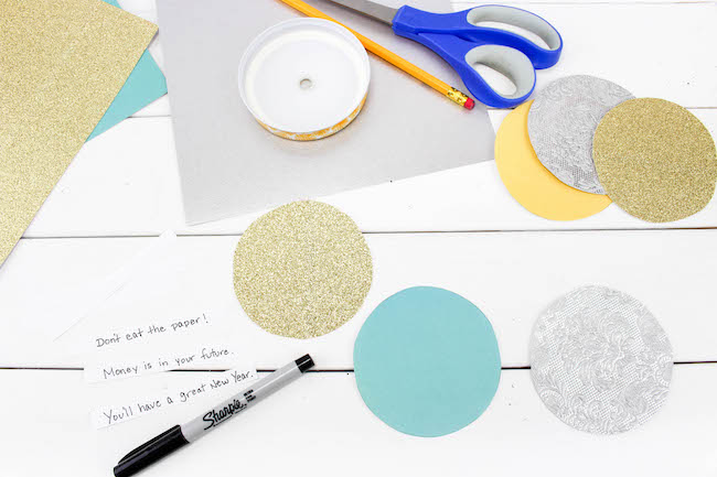 The Paper Fortune Cookies Craft is another fun party craft and favor for parents and kids to make for their New Year's Eve party celebration.