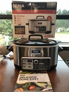 The Ninja Cooking System is a wonderful kitchen appliance to have. It combines slow-cooking, baking, roasting, and browning food all-in-one!
