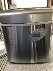 You can have an endless supply of ice with this Hammacher Schlemmer Tabletop Ice Maker! It is a portable ice maker that will produce ice more efficiently.