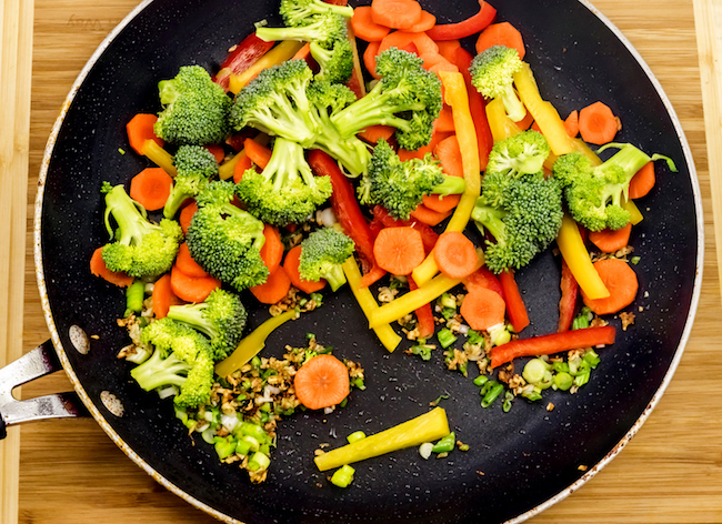 Seeing as it's National Gluten Free Day, we are sharing another gluten free recipe. Beef Stir Fry with assorted veggies can also be made in a Gluten Free and Paleo version.