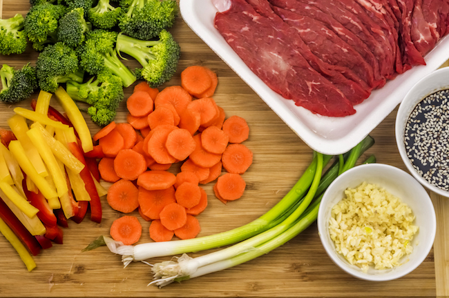 Seeing as it's National Gluten Free Day, we are sharing another gluten free recipe. Beef Stir Fry with assorted veggies can also be made in a Gluten Free and Paleo version.