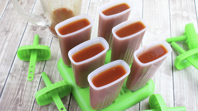 Seeing as today is National Bloody Mary Day, I thought it fitting to bring you a Boozy Bloody Mary Ice Pops recipe. If it's too cold where you are, you can always stay inside and eat them or save the recipe for summer.