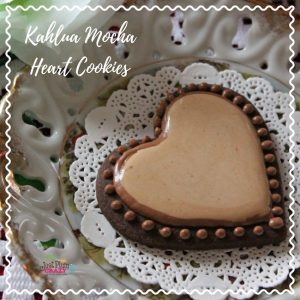 Coffee liqueur icing adds a unique flair to these adult Valentine’s Day cookies. The rich flavor and classy appearance will be appreciated – and so will your efforts with these Kahlua Mocha Heart Cookies recipe.