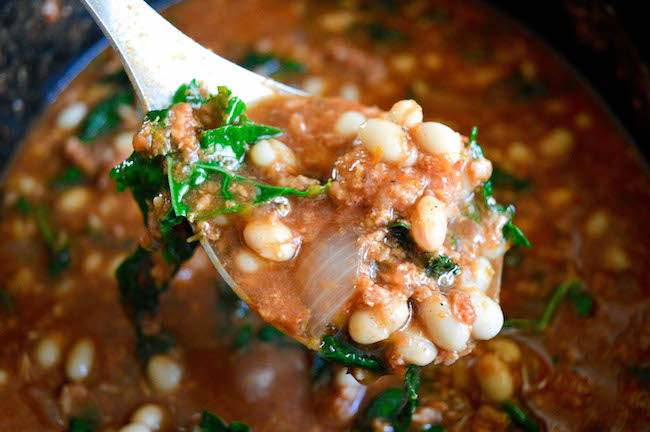 In honor of National Bean Day we are sharing one of our favorite and easiest soups to make, Slow Cooker Kale, Sausage and White Bean Soup Recipe.