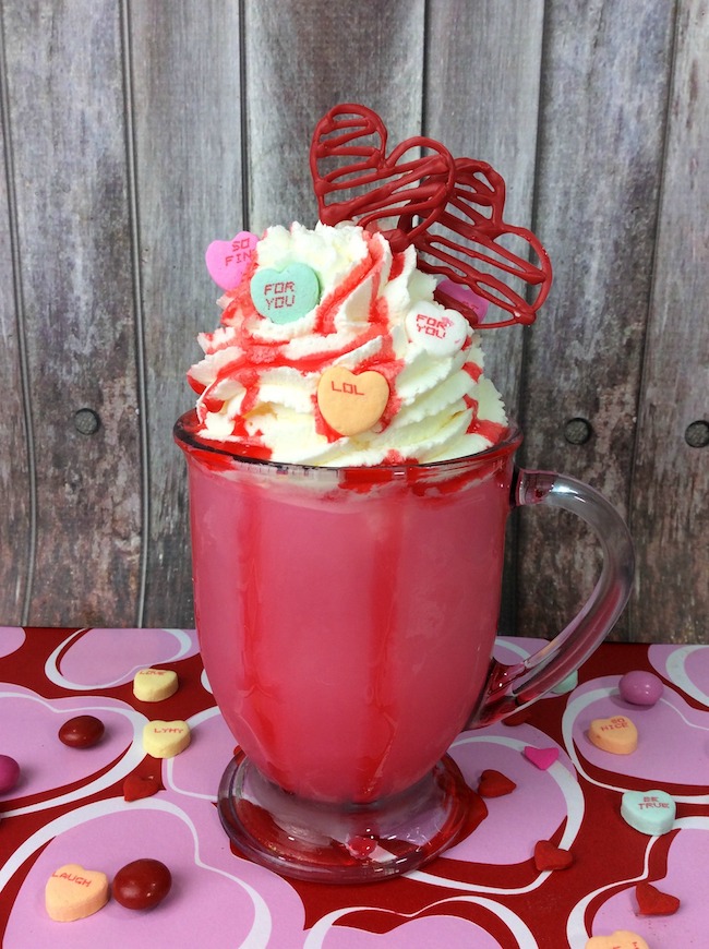 Crazy raspberry milkshakre