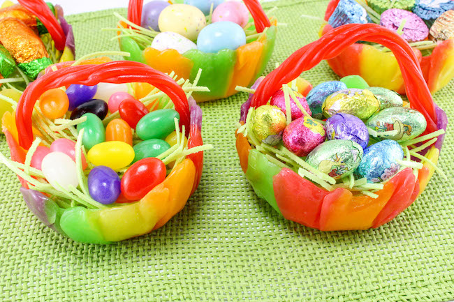 The Easter Candy Bowls Recipe are not just fun but it's easy and the kids love to help create them, fill them with fun candy and then eat them. Great for the classroom party too.