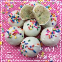 Recipe for Funfetti Cake Pops