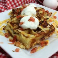 Hash Brown Waffles Recipe