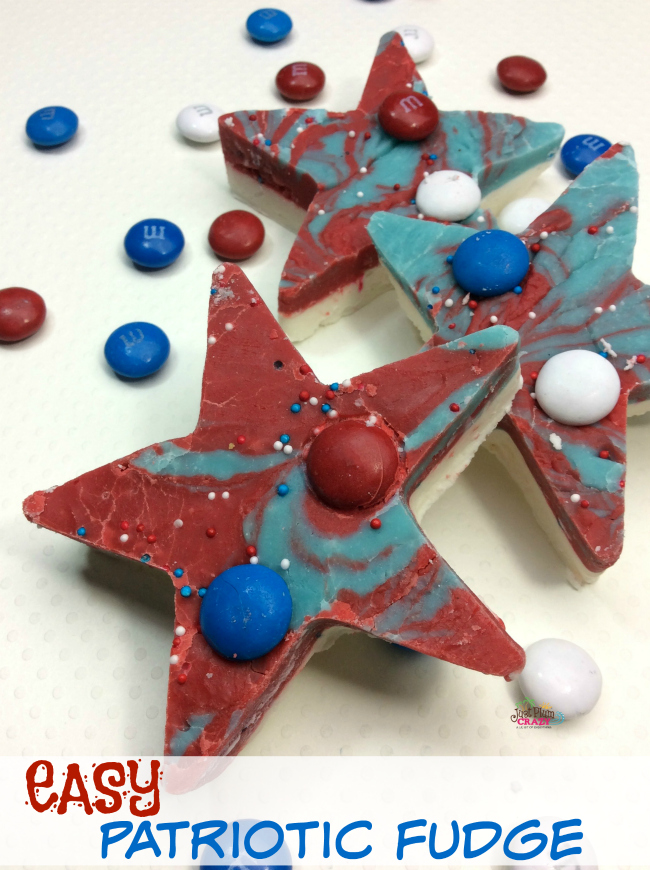 Head out to the local park with a picnic basket in hand for the 4th of July. The Patriotic Fudge Recipe is perfect to take with you.