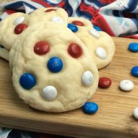 Fluffy Sugar Cookies for 4th of July